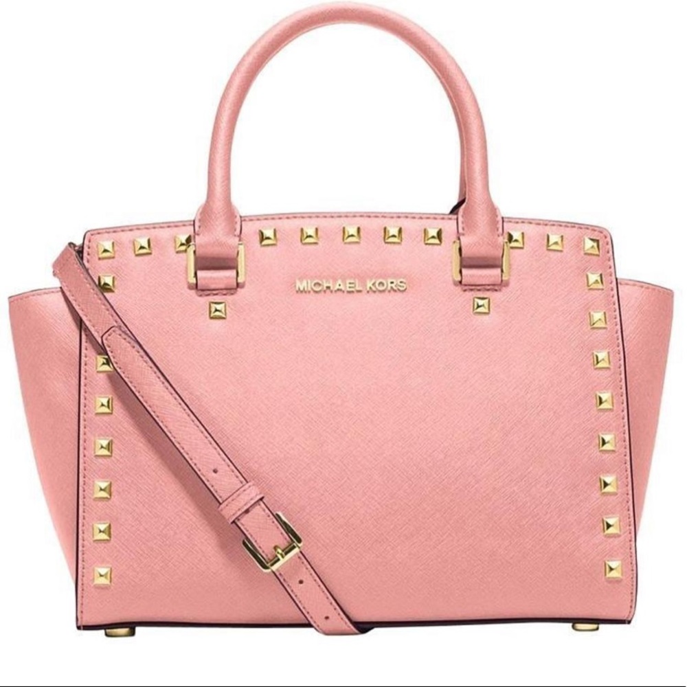 Michael Kors Selma Saffiano Leather Satchel